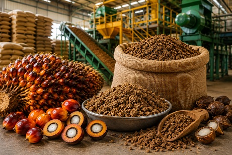 Palm Kernel Cake Production at Akpan Umana Dynasty Palm Fruits Processing Global Services.